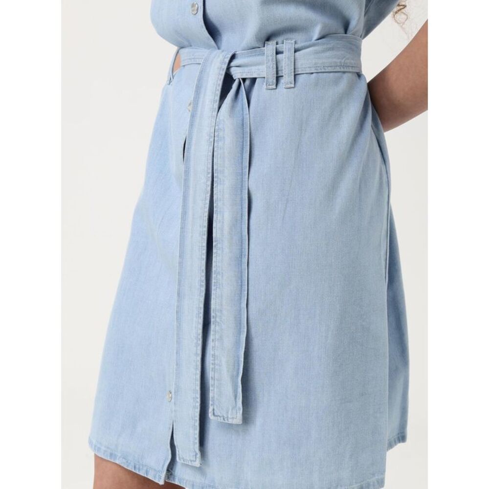 A.P.C. Dress Woman Gnawed Blue - Picture 3 of 3
